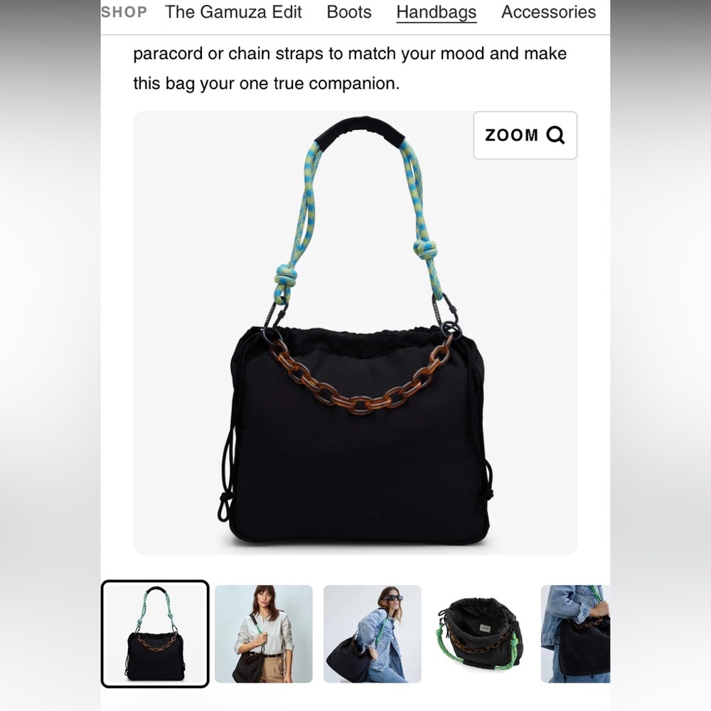 Black Rotunda Sant Hobo Bag